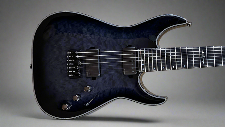 C-7 Hellraiser Hybrid - Trans Black Burst