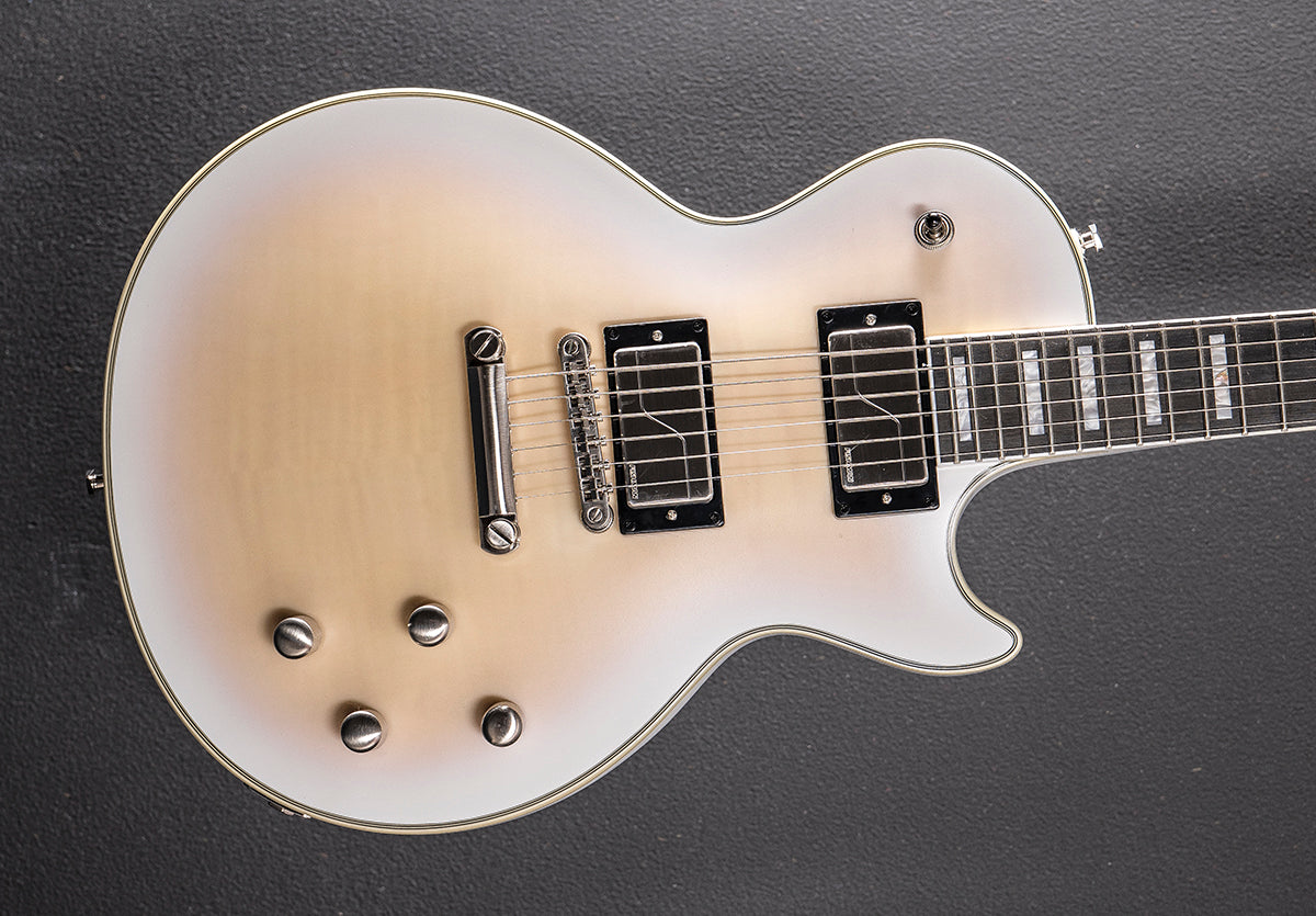 Les Paul Prophecy - Aged White Tiger Burst – Dave's Guitar Shop