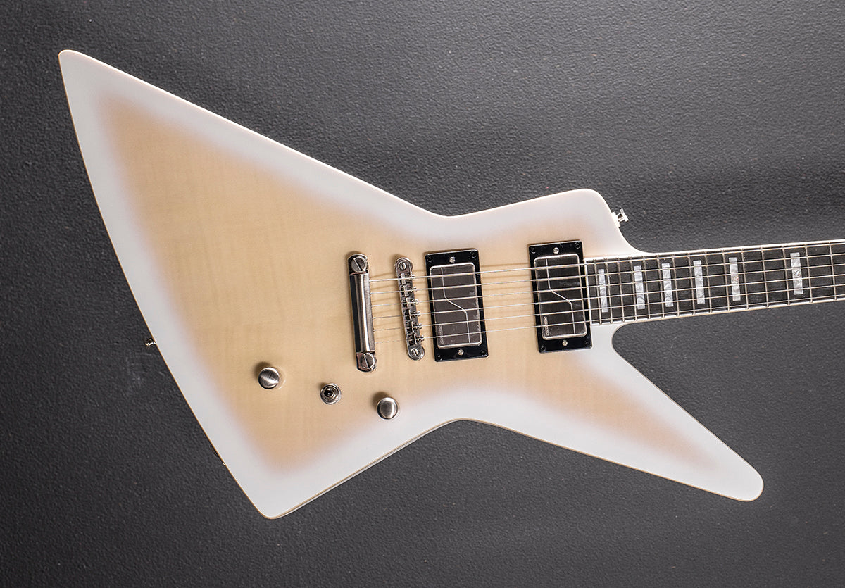 美品 Epiphone Prophecy Extura ステンレスフレット Extura Prophecy - Aged White Tiger Burst – Dave's Guitar Shop