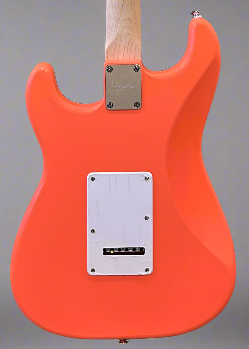 Squier Sonic® Stratocaster® HSS-Tahitian Coral – Dave's Squier Sonic® Stratocaster® HSS-Tahitian Coral – Dave's
