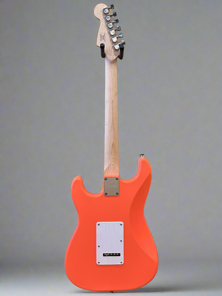 Squier Sonic® Stratocaster® HSS-Tahitian Coral – Dave's Guitar Shop Squier Sonic® Stratocaster® HSS-Tahitian Coral – Dave's Guitar Shop