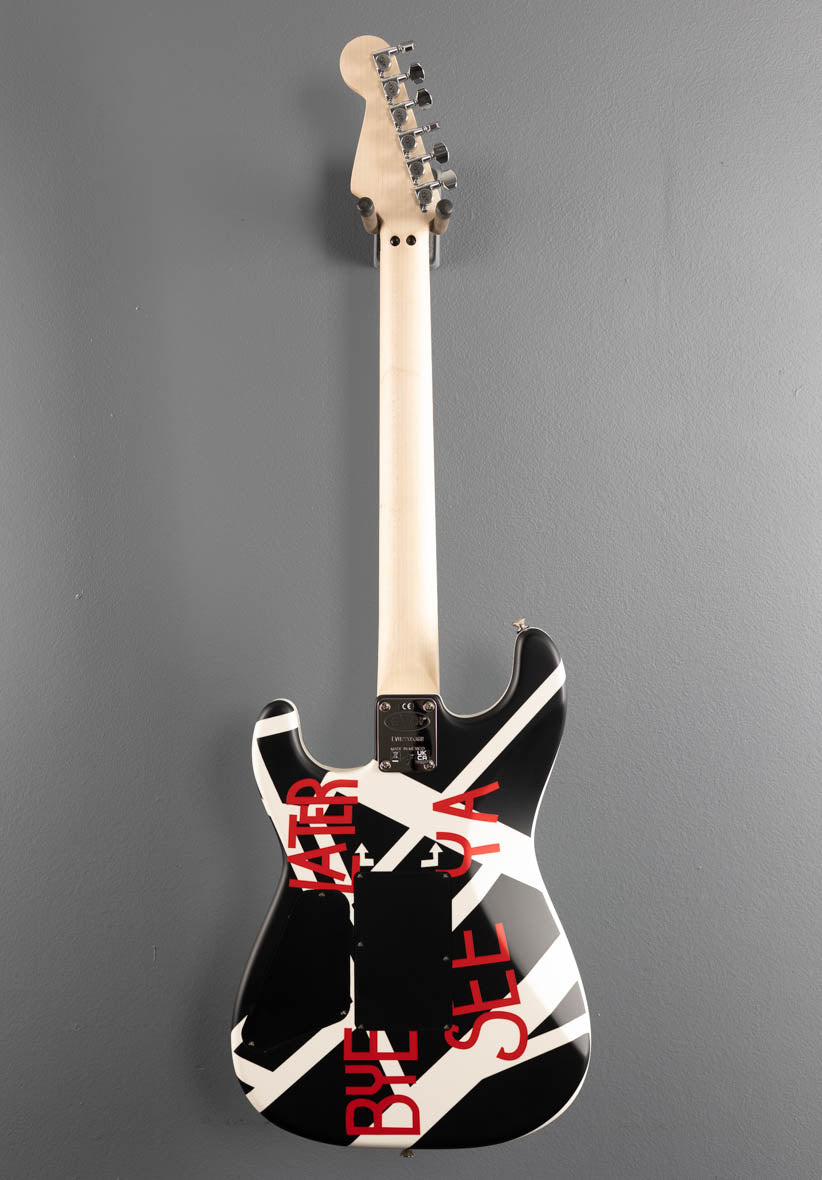 ギター EVH Striped Series Circles White & Black Striped Series Circles - White and Black – Dave's Guitar Shop