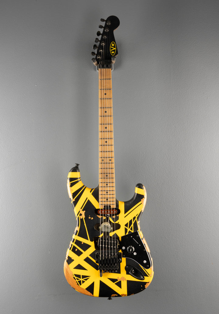 Limited Edition Striped Series Frankenstein Frankie - Black w/ Yellow Stripes Aged