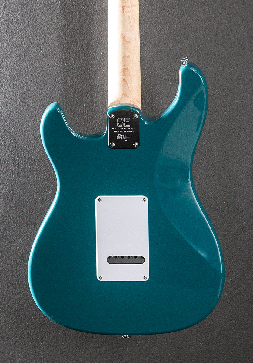 SE Silver Sky w/Maple - Nylon Blue