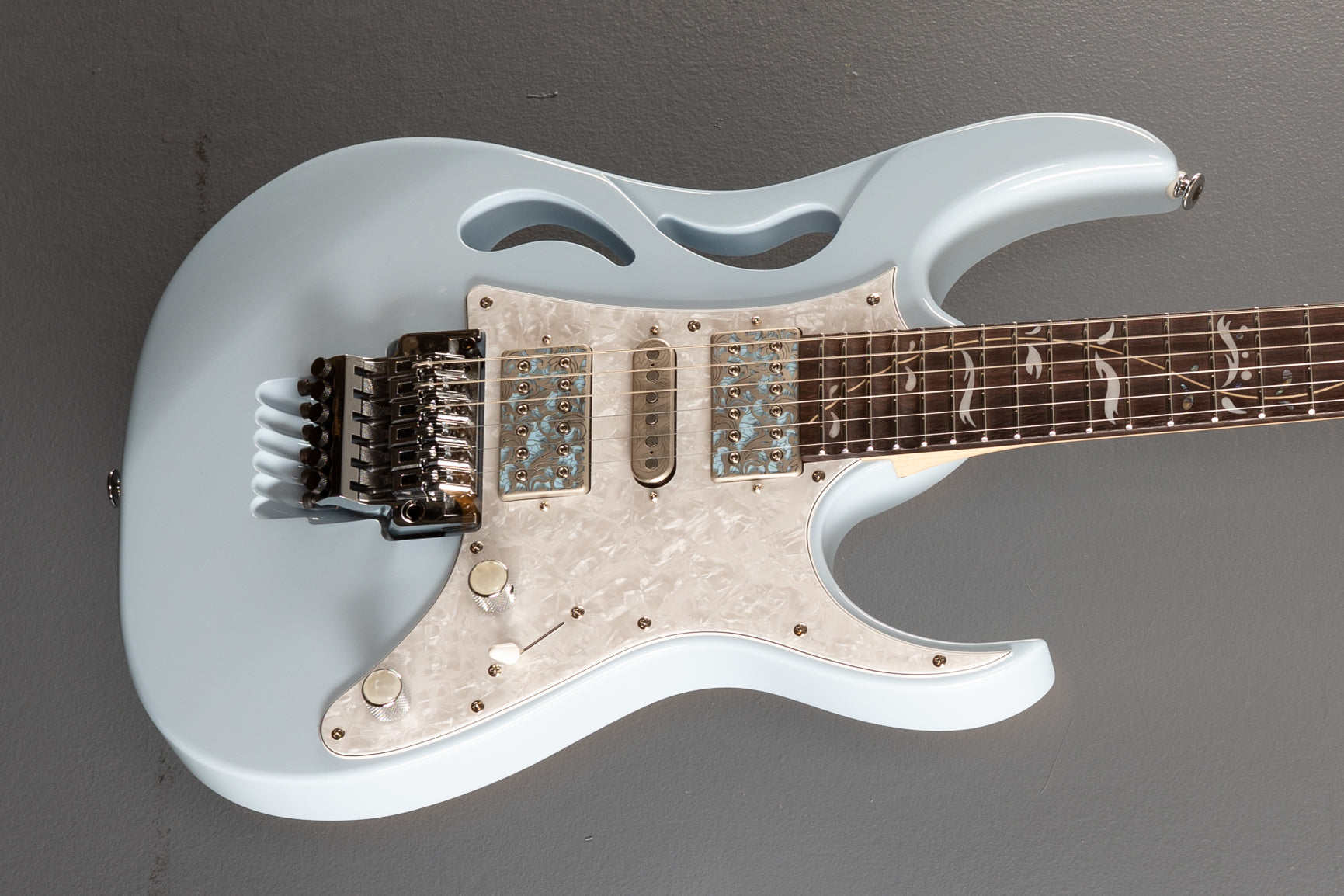 Powder blue electric guitar hotsell