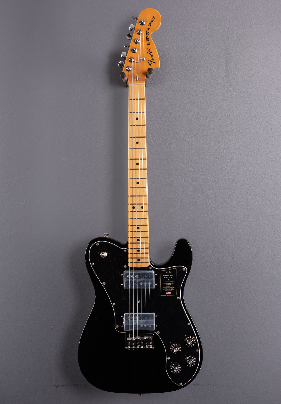American Vintage II 1975 Telecaster Deluxe - Black – Dave's Guitar