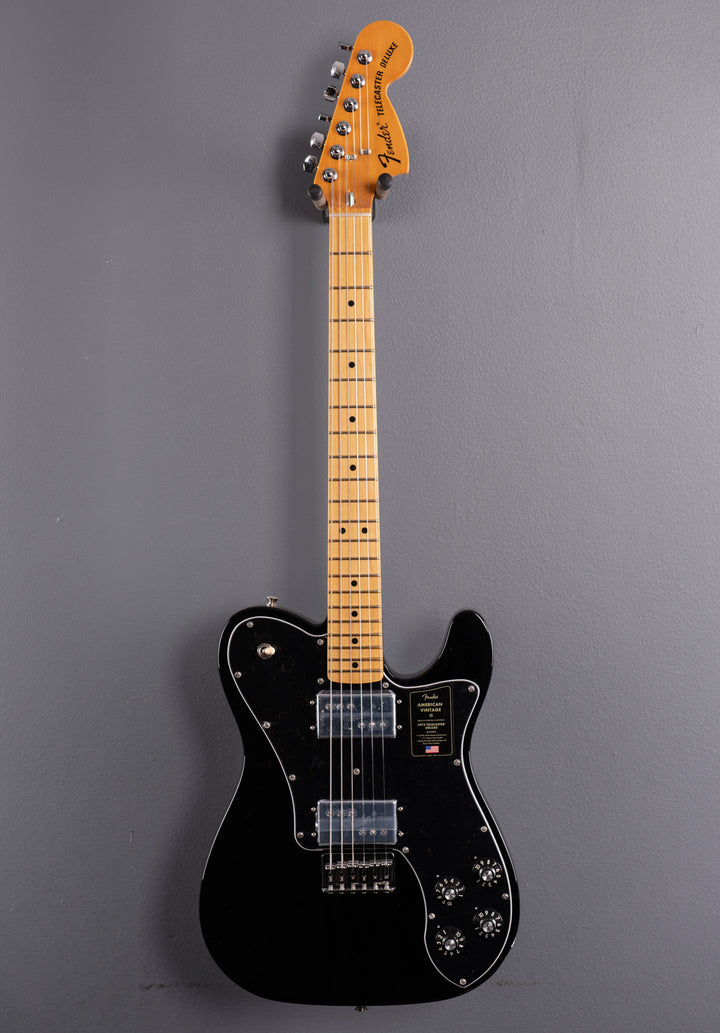 American Vintage II 1975 Telecaster Deluxe - Black