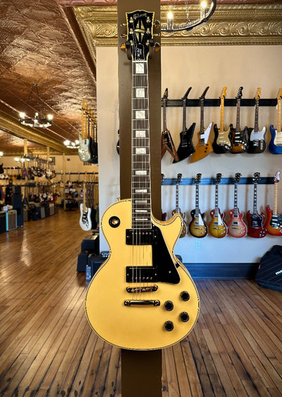 Les Paul Custom w/Ebony Fingerboard Gloss - Tinted Vintage White