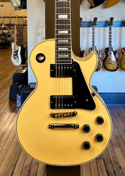 Les Paul Custom w/Ebony Fingerboard Gloss - Tinted Vintage White