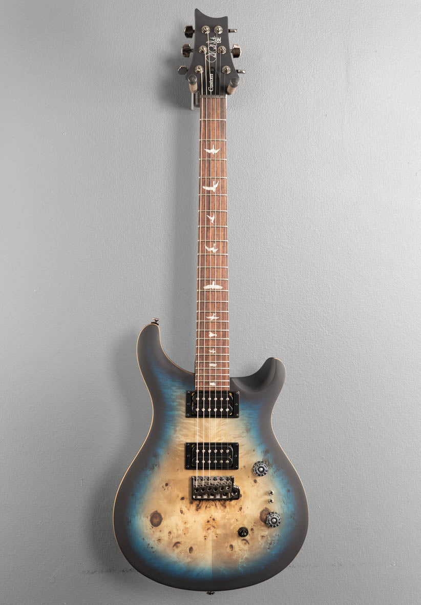 SE Custom 24-08 Poplar Burl Limited Edition - Lake Blue Midnight Burst