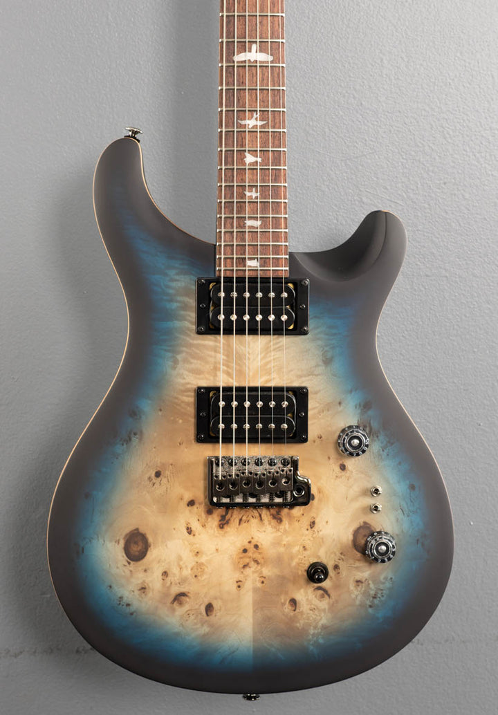 SE Custom 24-08 Poplar Burl Limited Edition - Lake Blue Midnight Burst