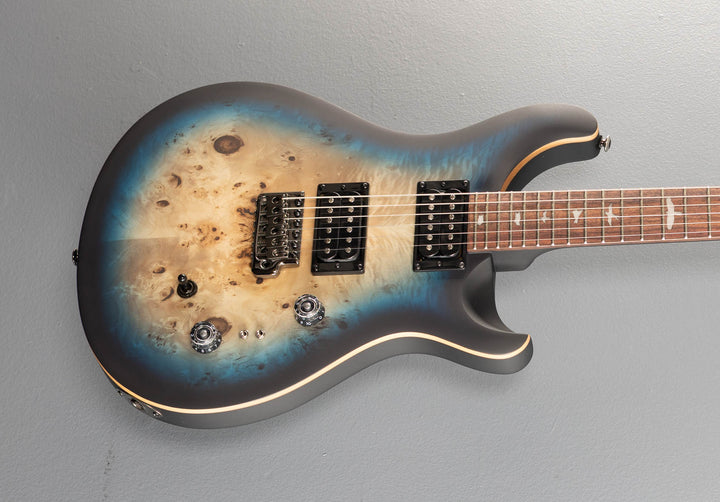 SE Custom 24-08 Poplar Burl Limited Edition - Lake Blue Midnight Burst