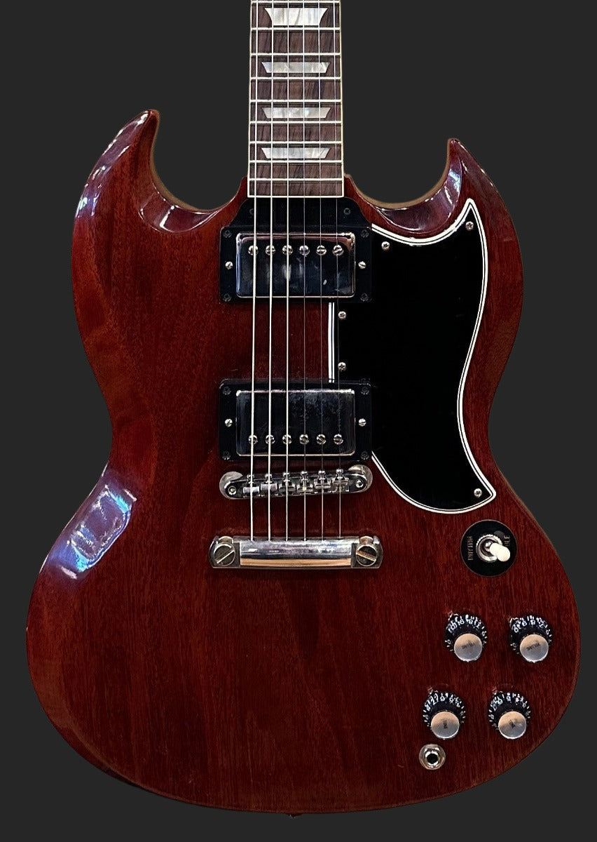 1961 Les Paul SG Standard Reissue Stop Bar Cherry Red Dave s Guitar Shop