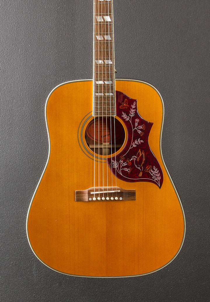 "Inspired by Gibson" Hummingbird - Aged Gloss Antique Natural