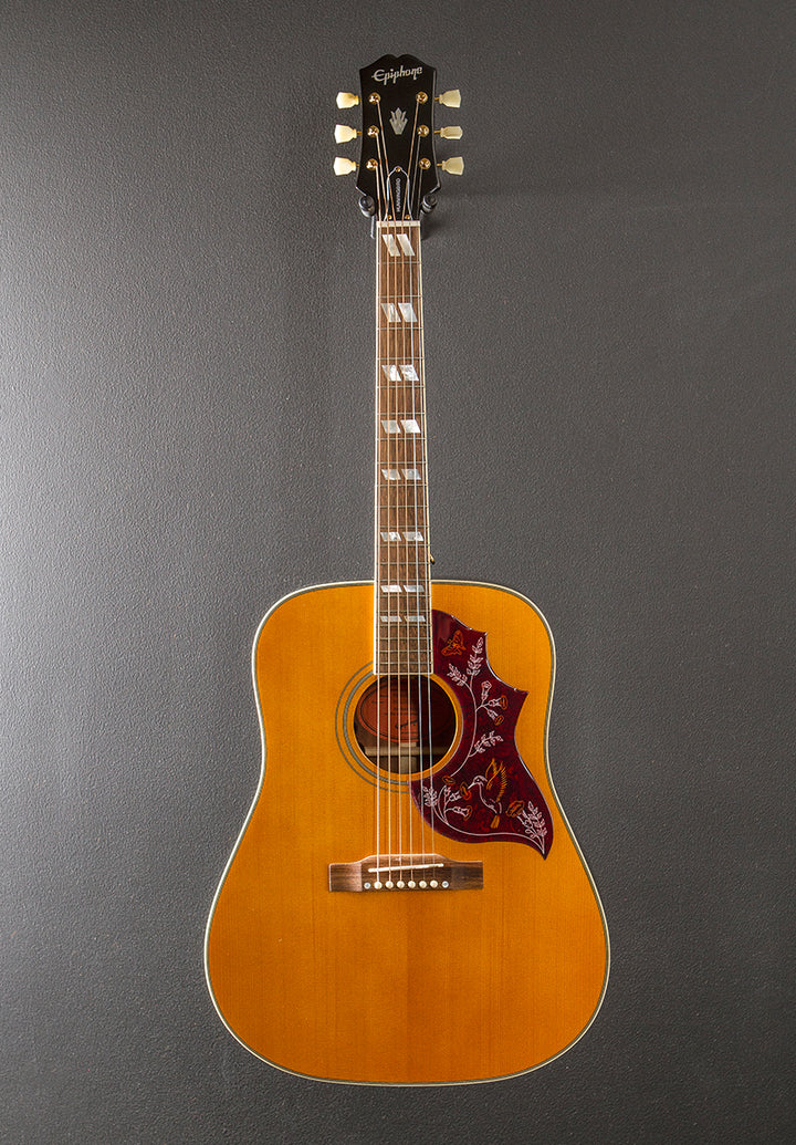 "Inspired by Gibson" Hummingbird - Aged Gloss Antique Natural