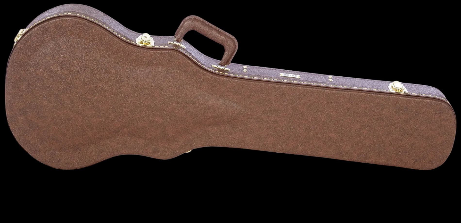 GW-LP-BROWN Deluxe Wood Case for Les Paul and Single Cutaway