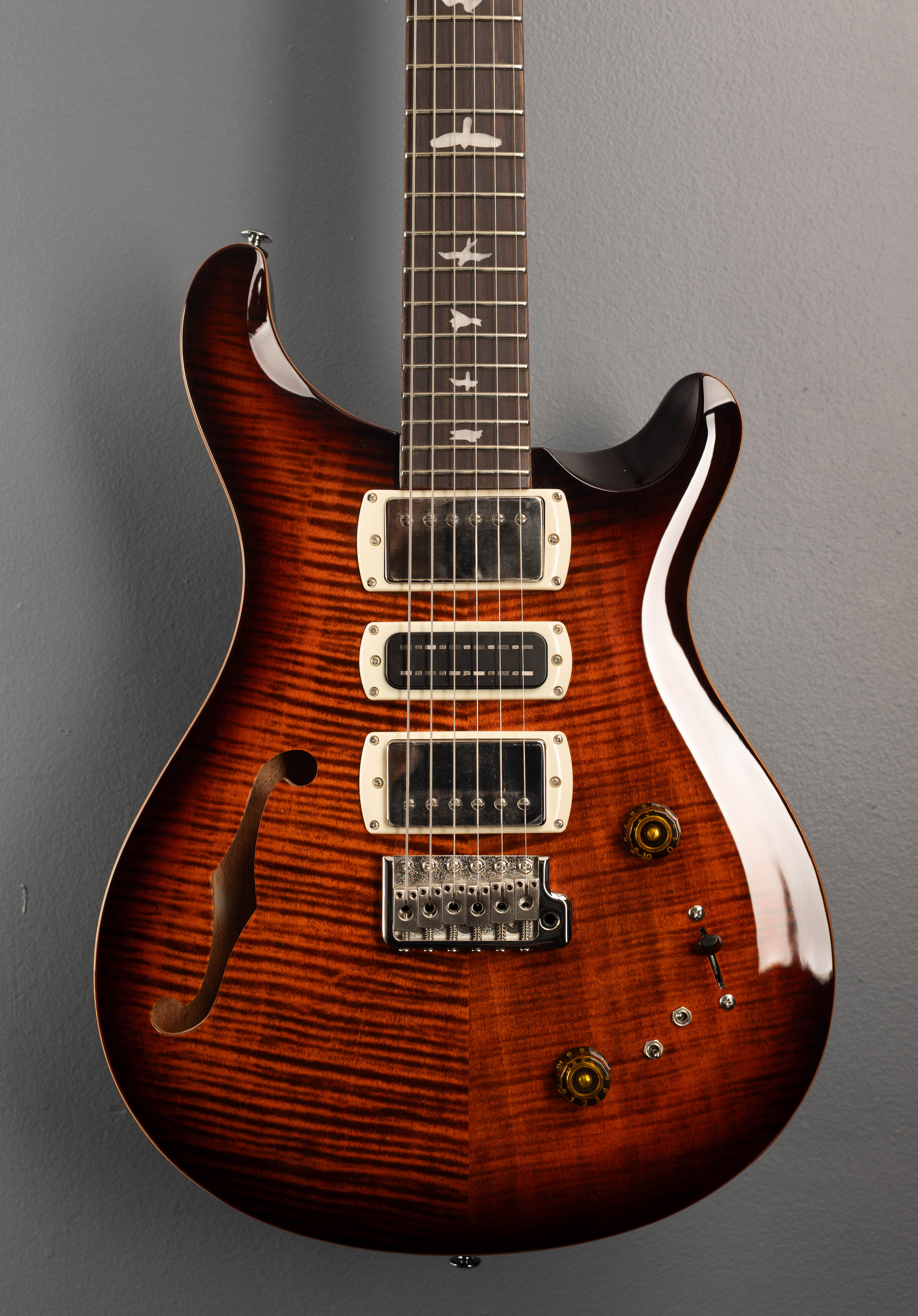 SE Special Semi Hollow - Orange Tiger Smokeburst – Dave's Guitar Shop