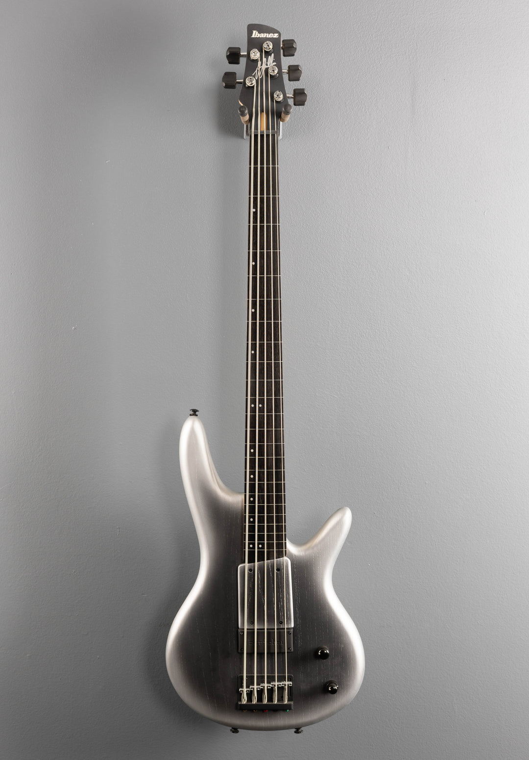 Gary Willis Signature GWB25TH 5 String Bass - Silver Wave Burst Flat
