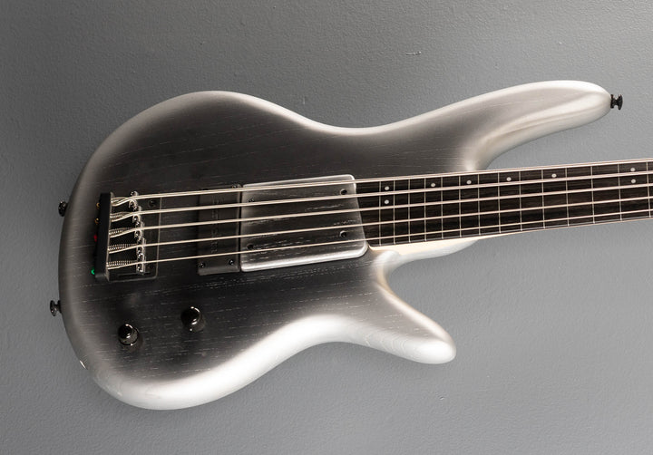 Gary Willis Signature GWB25TH 5 String Bass - Silver Wave Burst Flat
