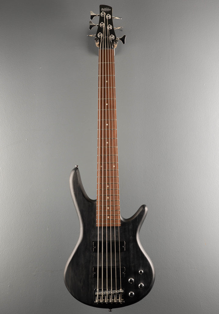 Gio Series GSR206 6 String Bass - Transparent Gray Flat