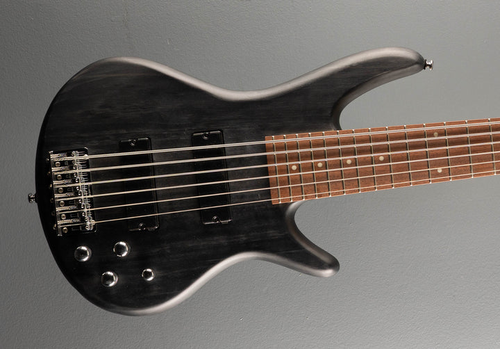 Gio Series GSR206 6 String Bass - Transparent Gray Flat
