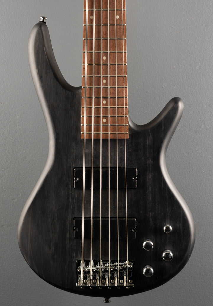 Gio Series GSR206 6 String Bass - Transparent Gray Flat