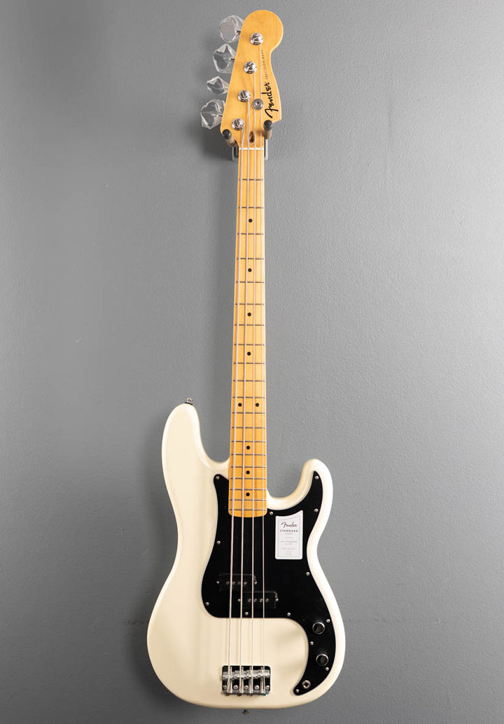 Standard Precision Bass - Olympic White w/Maple