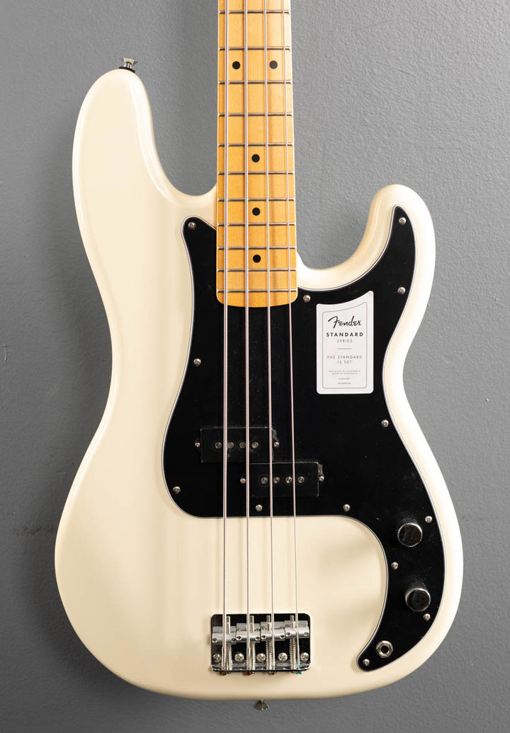 Standard Precision Bass - Olympic White w/Maple