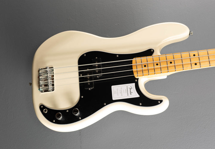 Standard Precision Bass - Olympic White w/Maple
