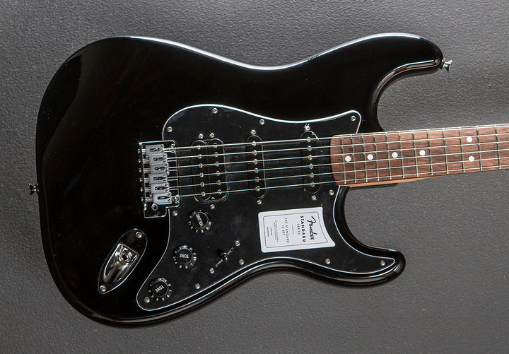 Standard Stratocaster HSS - Black w/Indian Laurel