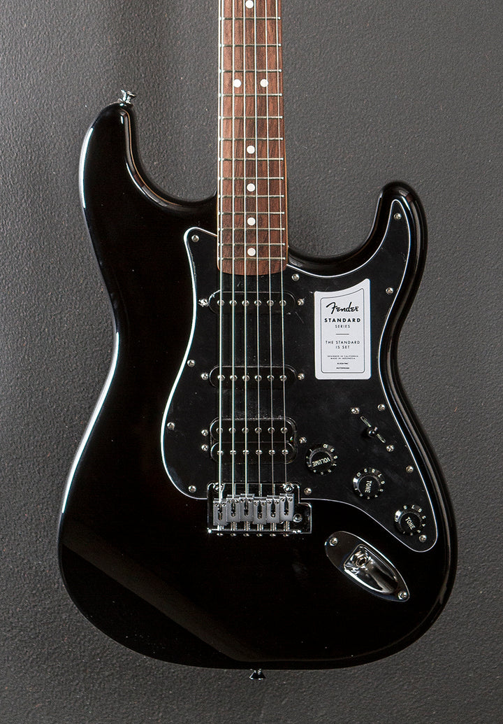 Standard Stratocaster HSS - Black w/Indian Laurel