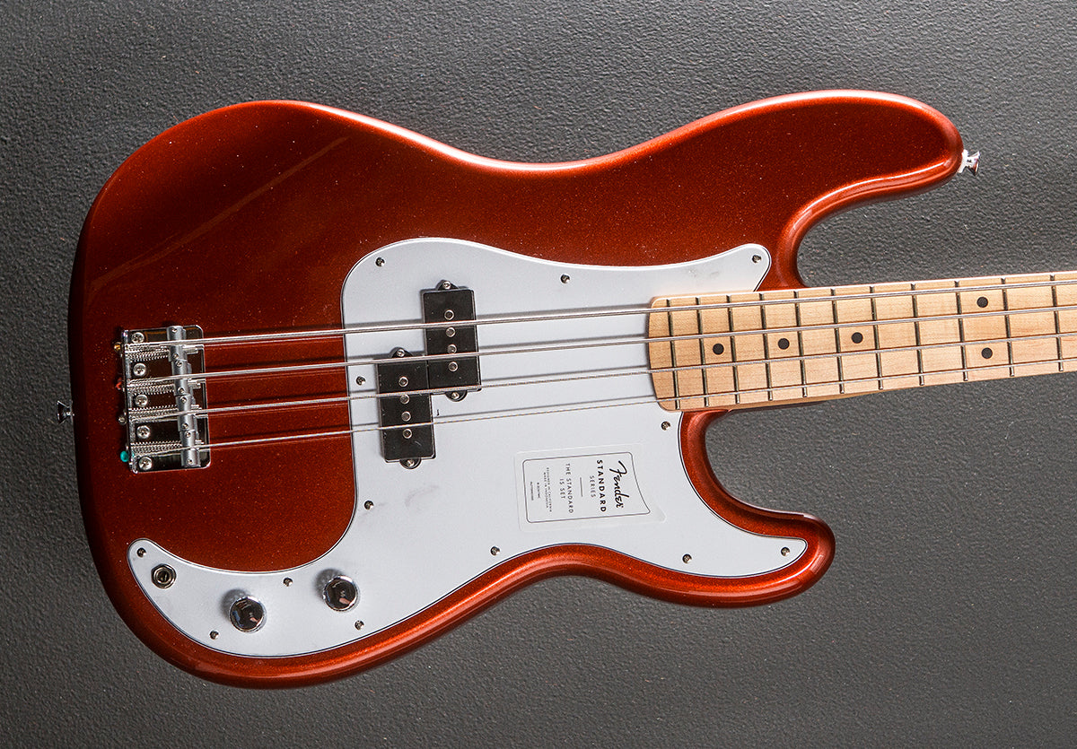 Standard Precision Bass - Candy Cola w/Maple – Dave's Guitar Shop