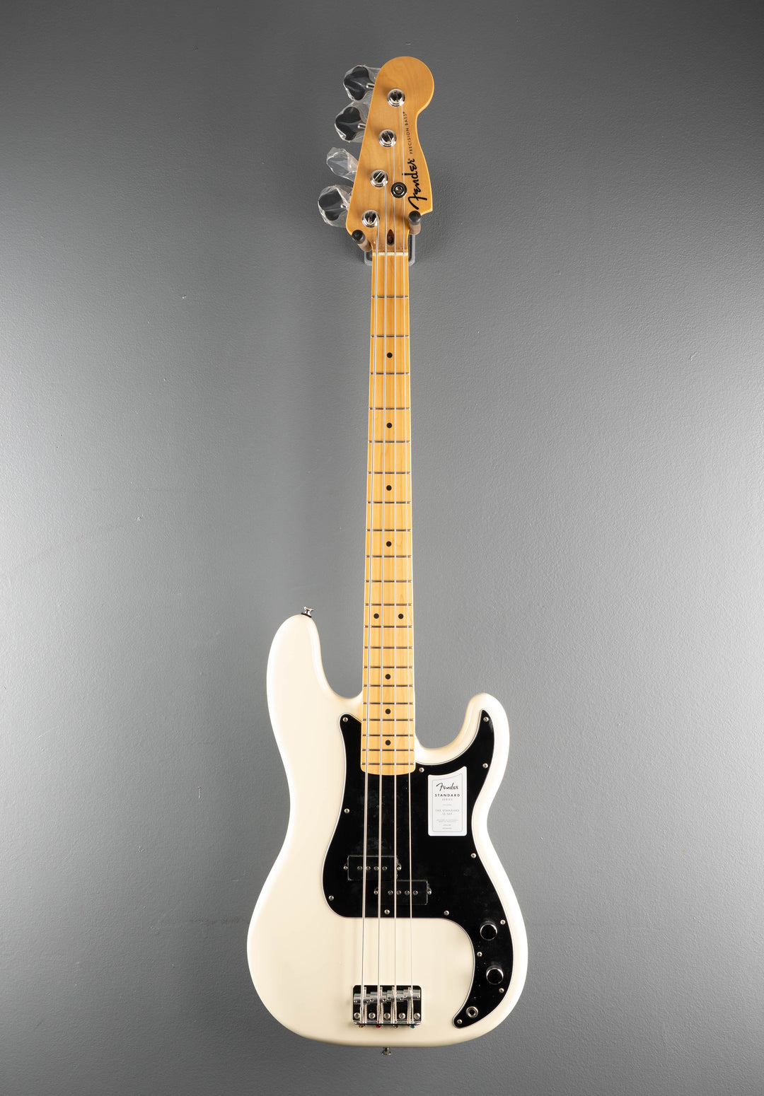Standard Precision Bass - Olympic White w/Maple