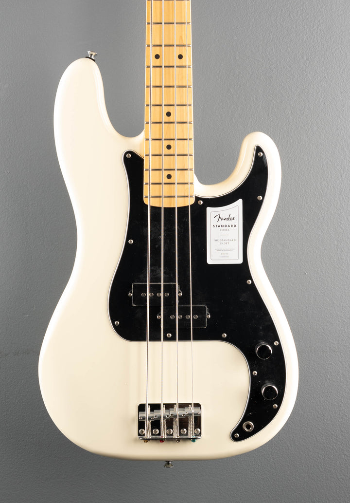 Standard Precision Bass - Olympic White w/Maple