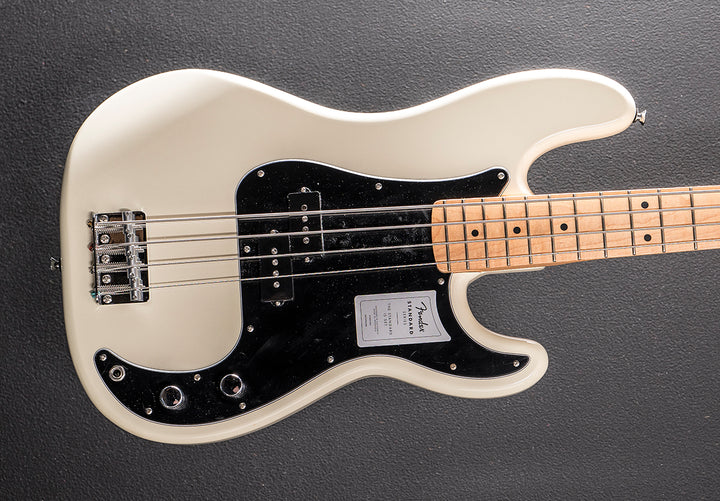 Standard Precision Bass - Olympic White w/Maple