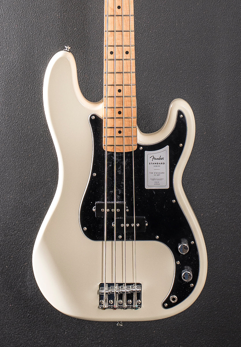 Standard Precision Bass - Olympic White w/Maple