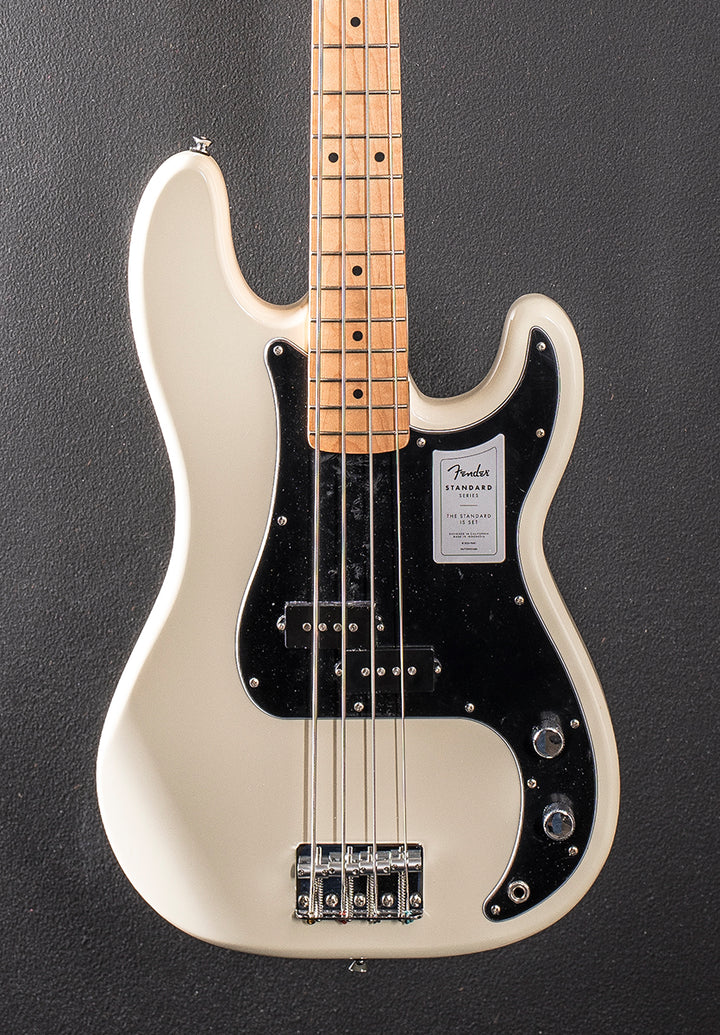 Standard Precision Bass - Olympic White w/Maple
