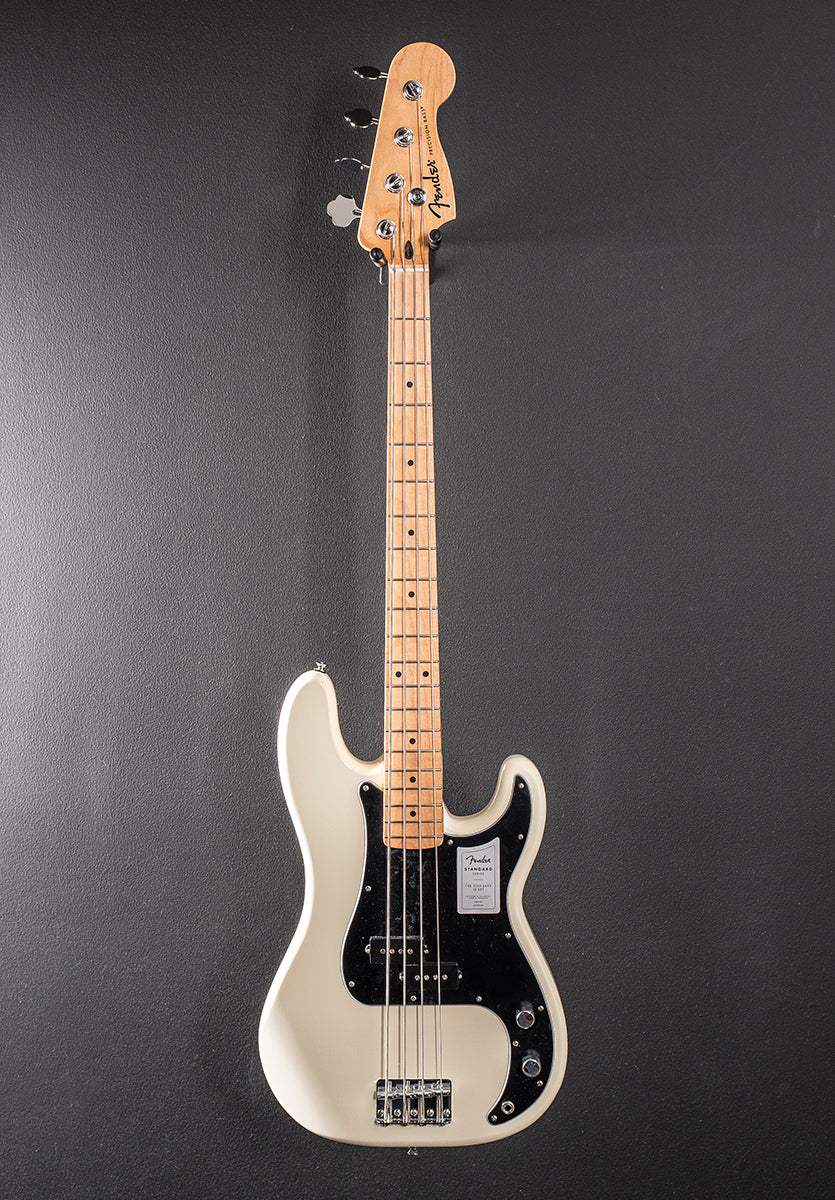 Standard Precision Bass - Olympic White w/Maple