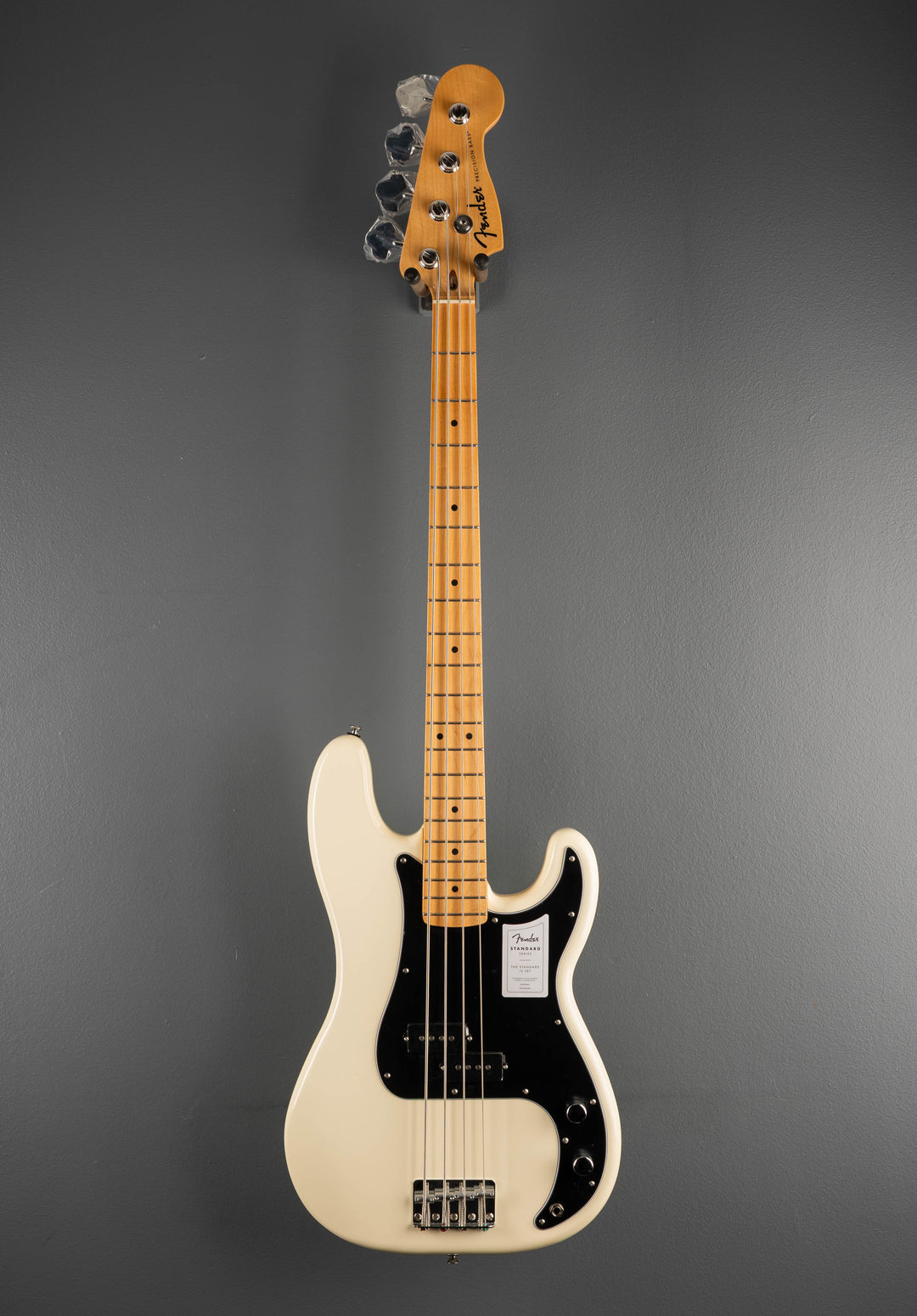 Standard Precision Bass - Olympic White w/Maple