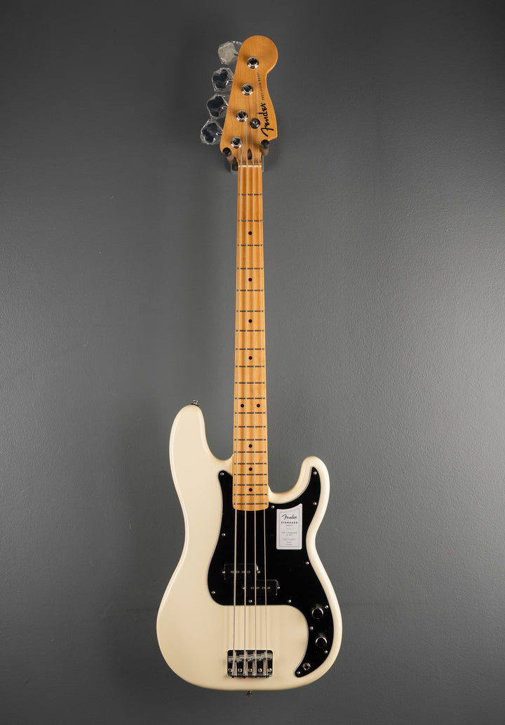 Standard Precision Bass - Olympic White w/Maple