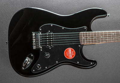 Sonic Stratocaster HT H - Black w/Indian Laurel