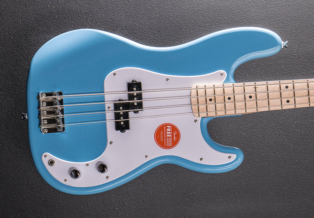 Sonic Precision Bass - California Blue w/Maple