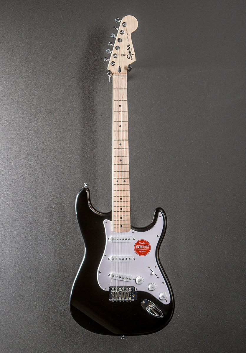 Sonic Stratocaster Black w/Maple Dave's Guitar Shop