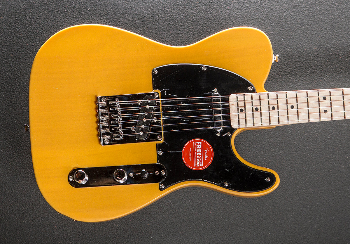 Sonic Telecaster - Butterscotch Blonde w/Maple – Dave's Guitar Shop