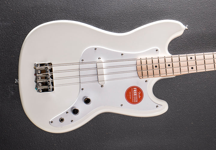 Sonic Bronco Bass - Arctic White w/Maple