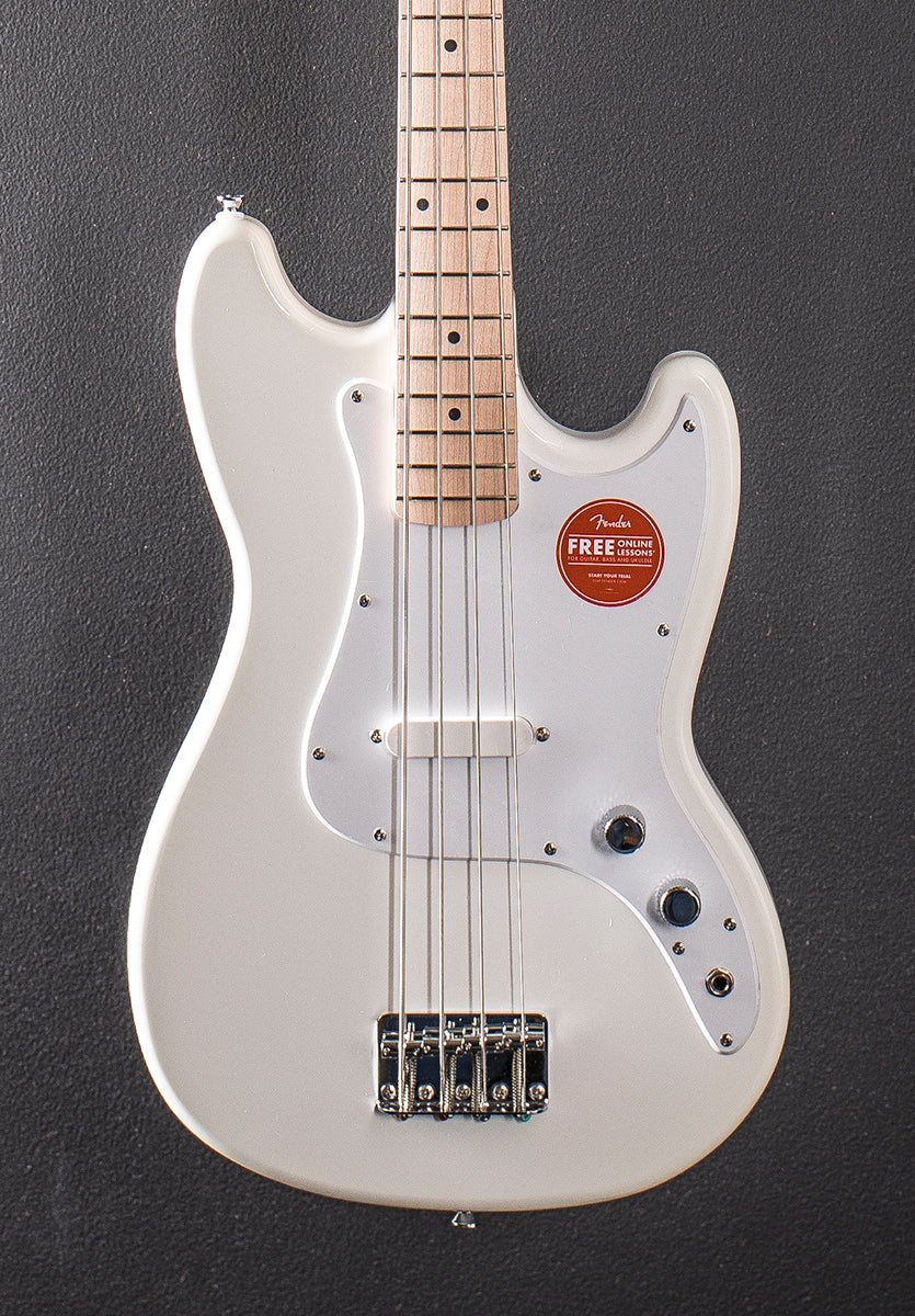 Sonic Bronco Bass - Arctic White w/Maple
