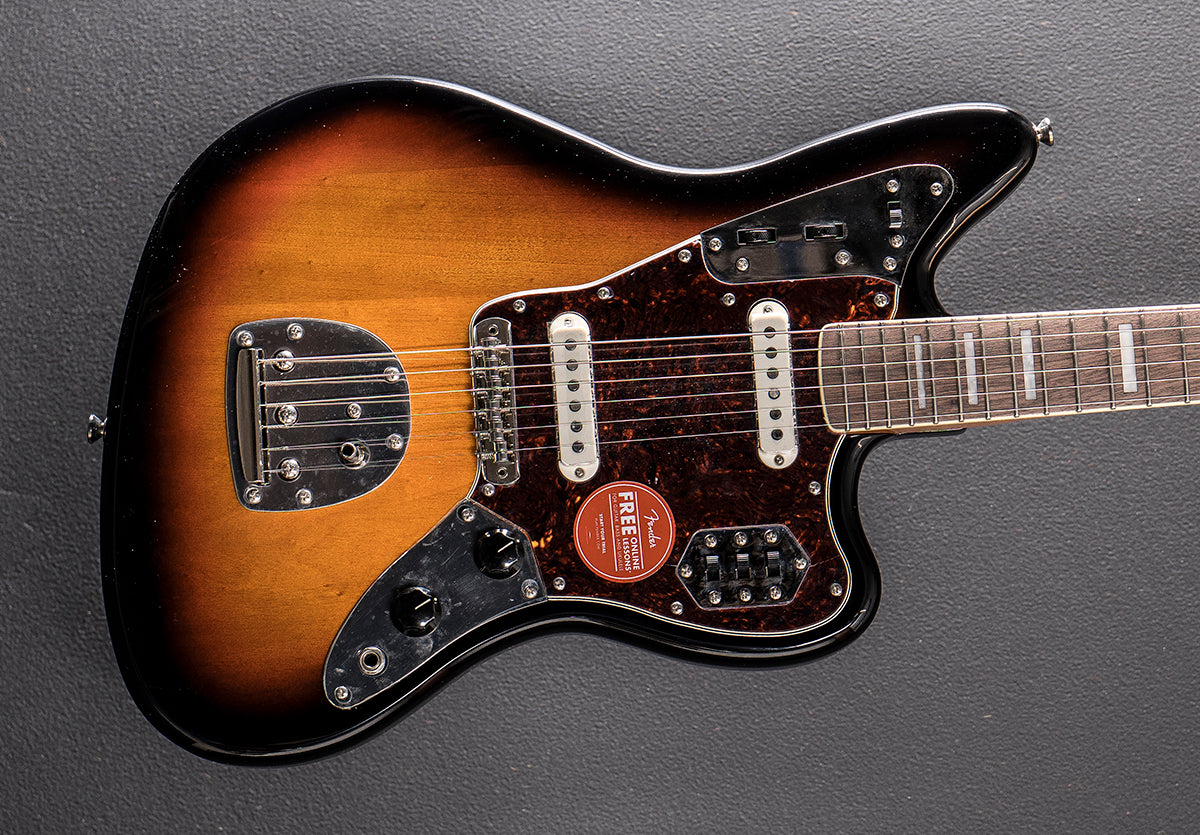 Classic Vibe 70's Jaguar - 3 Color Sunburst – Dave's Guitar Shop