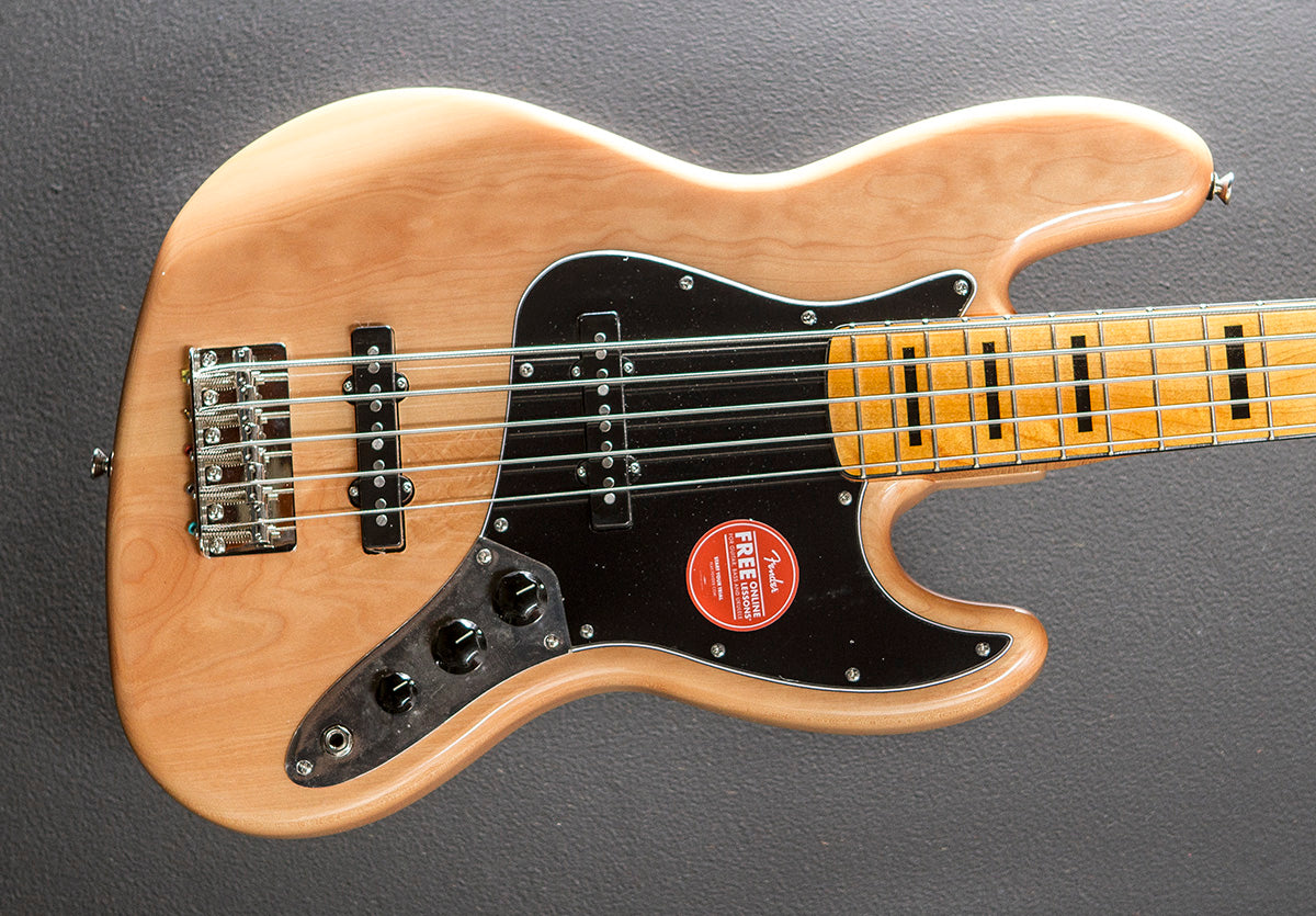 Classic Vibe 70's Jazz Bass V - Natural