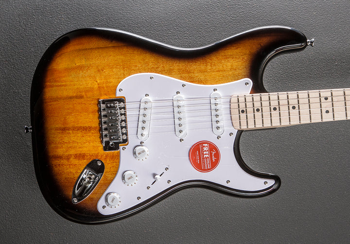 Sonic Stratocaster - Two Color Sunburst w/Maple