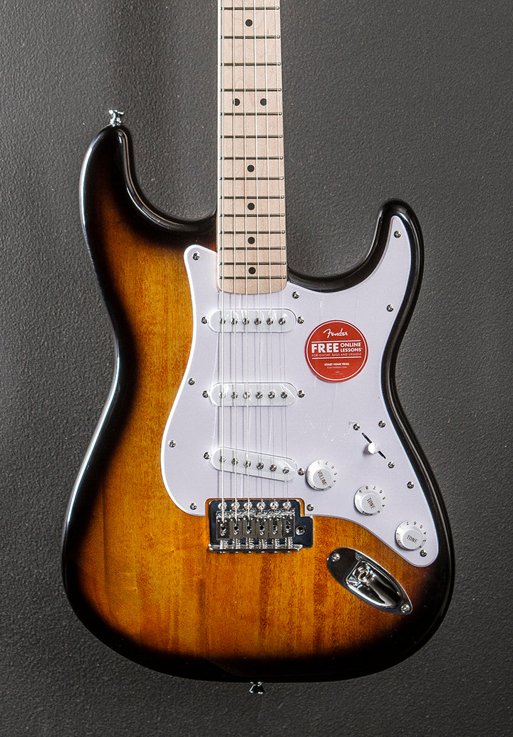 Sonic Stratocaster - Two Color Sunburst w/Maple